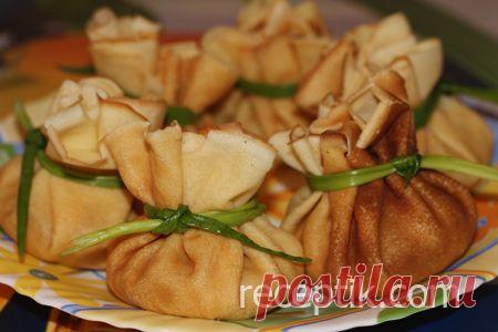 Блинные мешочки с жульеном » Кулинарные рецепты с фотографиями, простые и сложные рецепты блюд на любой случай.