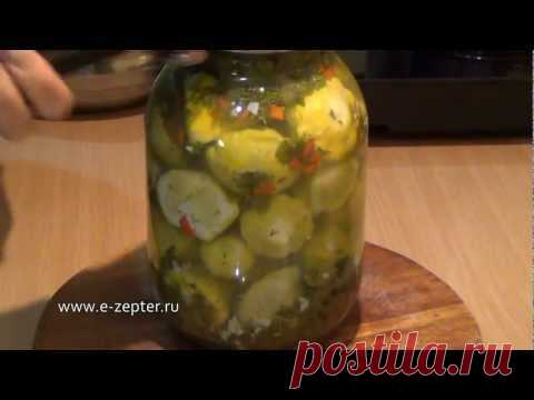 Маринованные патиссоны на зиму в банках / Простые рецепты