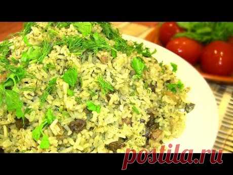 Рецепт: Зеленый плов с печенью (бахш) на RussianFood.com