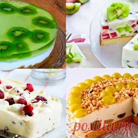 рецепты вкусные ФРУКТОВО- ЯГОДНЫЕ ТОРТЫ