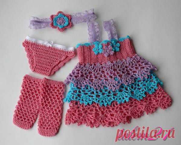 МК кукольного сарафанчика.