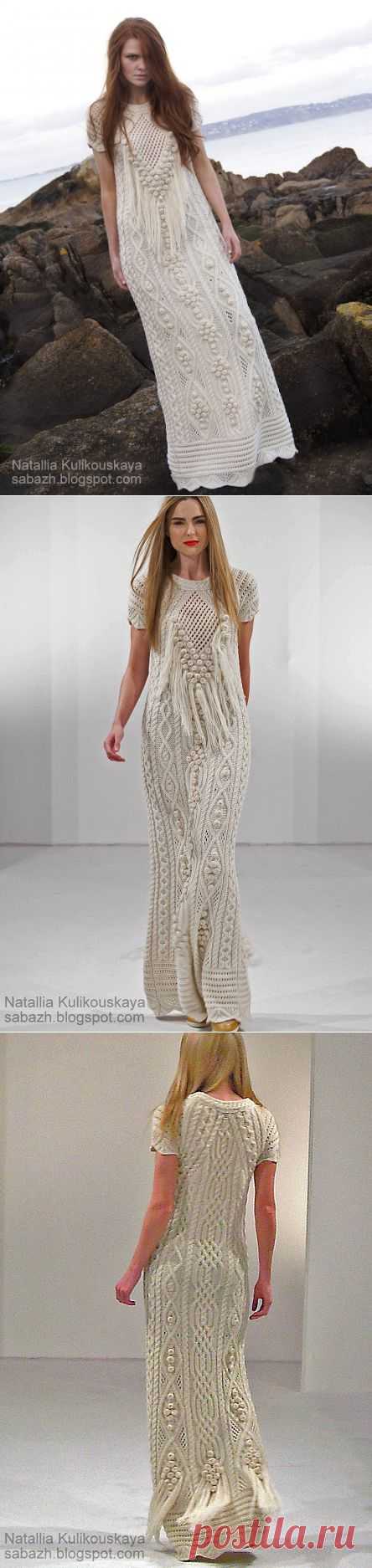 Fantasy Aran Dress by Natallia Kulikouskaya
