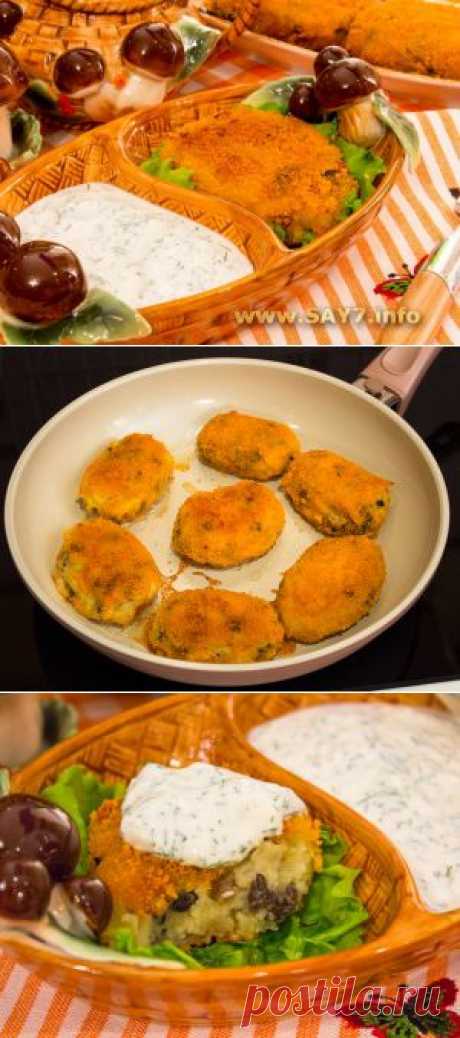 Элементарно и вкусно картофельно-грибные котлеты