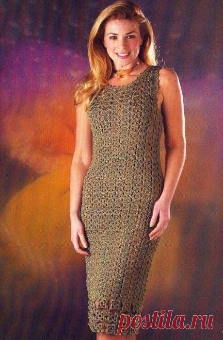Вяжем платья : модели из разных журналов №2 (крючок) - Вяжем сети, спицы и крючок - ТВОРЧЕСТВО РУК - Каталог статей - ЛИНИИ ЖИЗНИ