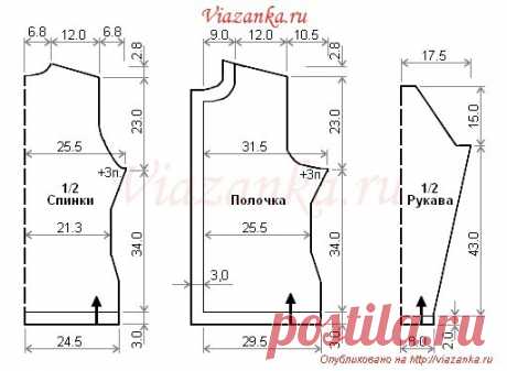 Ажурный жакет и юбка, связанные спицами | Viazanka.ru