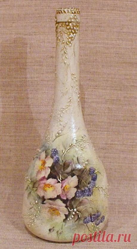 Decoupage U Edyty ...: Butelka