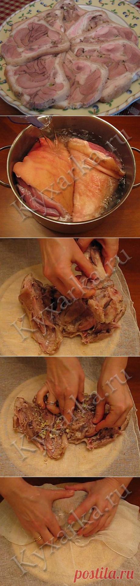 РУЛЕТ ИЗ СВИННОЙ РУЛЬКИ