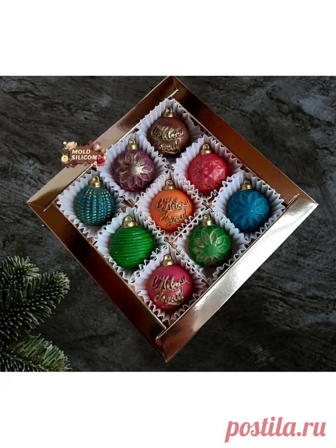 Молд новогодние игрушки, форма для шоколада MOLD SILICON 141640727 купить за 297 ₽ в интернет‑магазине Wildberries