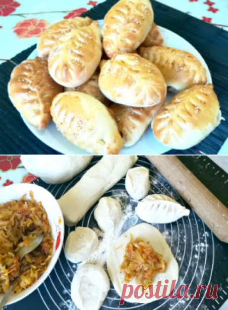 Пирожки с капустой в духовке | Вкусный день