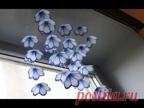 DIY Simple Home Decor - Hanging Flowers 2 - Handmade Decoration