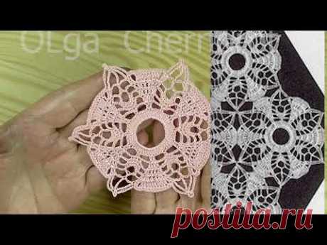 Crochet  openwork motif for creativity Вязаный мотив крючком Простой Ажурный Красивый Crochet  openwork motif for creativity Вязаный мотив крючком Простой Ажурный Красивыйhttps://youtu.be/MvCEbLZcXqsThe channel for crocheting. Free patterns fo...