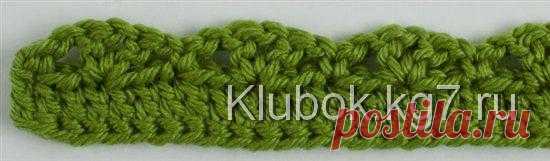 Узор КРОКОДИЛОВАЯ КОЖА | Клубок