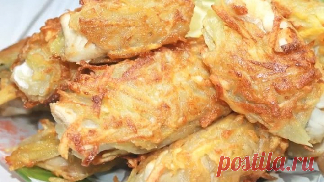 Рыба приготовленная таким способом меняет все. Сочная и нежная рыба в кляре