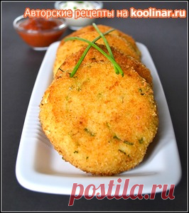 Пшенные биточки Солнечные с сыром рецепт с фото