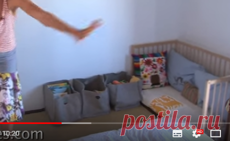 Tiny home cube: bathroom + kitchen + closet for family of 3 - YouTube