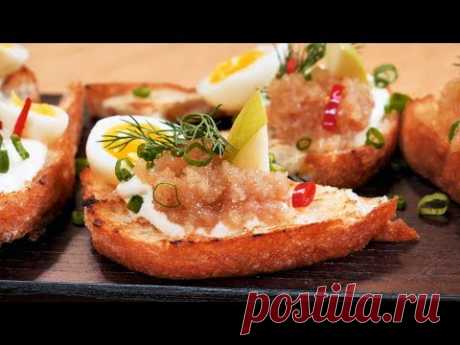 Закуски на праздничный стол. Простая и вкусная закуска из икры селедки