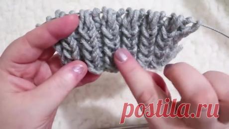 КРАСИВЫЙ ОБЪЕМНЫЙ УЗОР СПИЦАМИ. ДЛЯ ШАРФОВ, СНУДОВ, ШАПОК. СУПЕР УЗОР. МАСТЕР КЛ