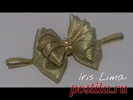 Como fazer laço mil faces parte 1 Diy ,Tutorial ,Pap By Iris Lima How To Make a Hair Bow