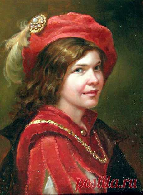 Паж в красном, автор Шишкин Андрей. Артклуб Gallerix