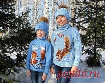 СВИТЕР С РИСУНКОМ