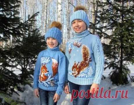 СВИТЕР С РИСУНКОМ
