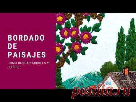 TECHNIKA HAFTOWANIA KRAJOBRAZU FLAGOWEGO: JAK HAFTOWAĆ KWIATY I DRZEWA