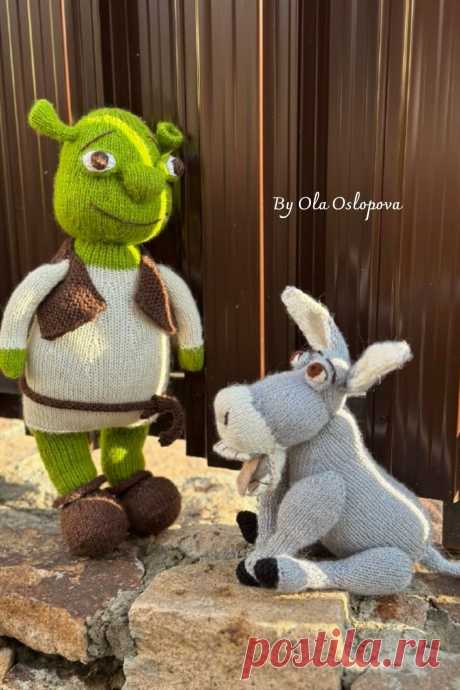 Схема вязания ослика от Олы Ослоповой - OlaKnittedBears
Donkey knitting pattern by Ola Oslopova - OlaKnittedBears
Donkey is Shrek best friend!! Shrek explains to donkey that they are friends💚💚💚Burro Shrek #knittig 
Осёл — лучший друг Шрека!! Шрек объясняет ослу, что они друзья💚💚💚Ослик Шрек #вязание