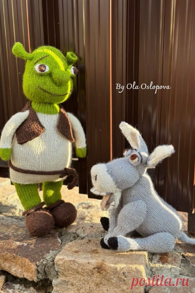 Схема вязания ослика от Олы Ослоповой - OlaKnittedBears
Donkey knitting pattern by Ola Oslopova - OlaKnittedBears
Donkey is Shrek best friend!! Shrek explains to donkey that they are friends💚💚💚Burro Shrek #knittig 
Осёл — лучший друг Шрека!! Шрек объясняет ослу, что они друзья💚💚💚Ослик Шрек #вязание