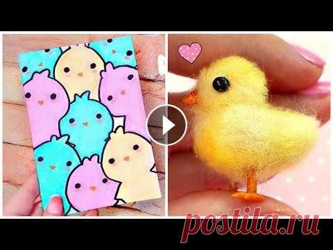 Пасхальные поделки, декор и ПОДАРКИ своими руками. Идеи на Пасху 00:00 Приветствие 00:25 Рисуем цыплёнка по клеточкам (очень легко) 03:33 Очень классная лёгкая Пасхальная поделка из картона / бумаги (несложно) 04:49...