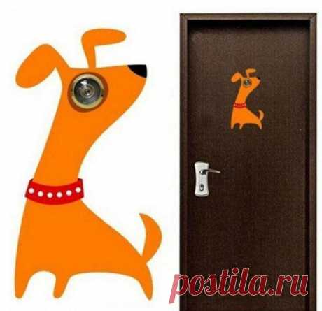 дизайн дверного глазка