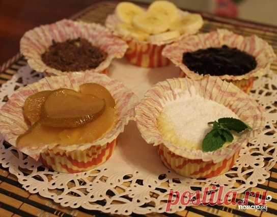 Творожные кексы в микроволновке - пошаговый кулинарный рецепт с фото на Повар.ру