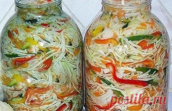 салат из капусты на зиму