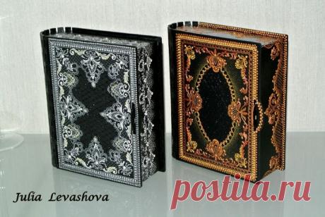 Две шкатулки в классическом стиле (роспись контурами)