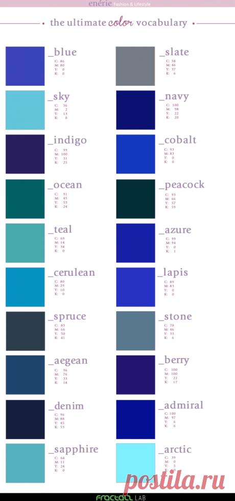 THE ULTIMATE COLOR VOCABULARY – PART VIII | enérie