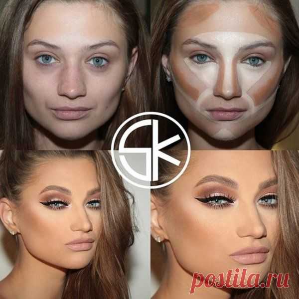 ШОК! Девушки до макияжа и после!