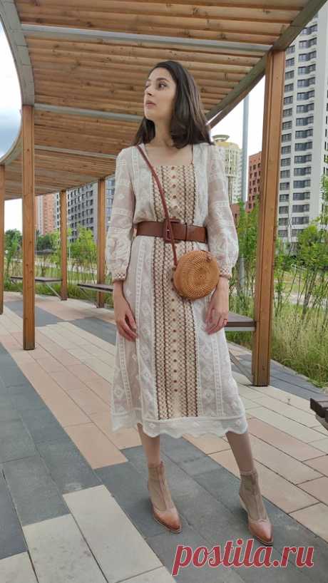 Платье в стиле &quot;БОХО&quot; / Nitka88 / 01.07.2021 / Фотофорум на BurdaStyle.ru. Burda 5/2021. Выкройка: 107.