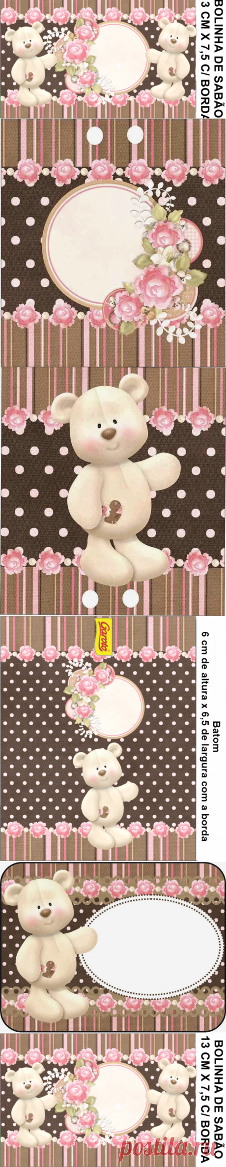Osito con Rosas: Etiquetas para Candy Bar para Imprimir Gratis. | Oh My 15 Años!