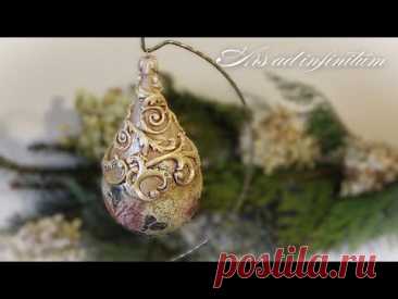 Ornamental bauble. / Bombka z ornamentami. Decoupage. Tutorial.