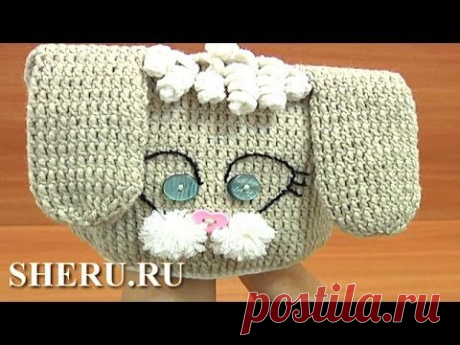 Забавная детская шапочка. Вязание крючком. Видео урок 3 части