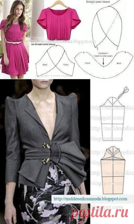 Моделирование самых разных рукавов — Сделай сам, идеи для творчества - DIY Ideas