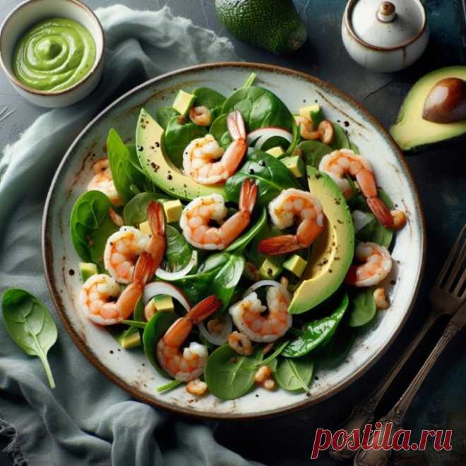 Салат с креветками&#x1f990; — Пошаговый рецепт приготовления 2024 | Простые и вкусные домашние рецепты