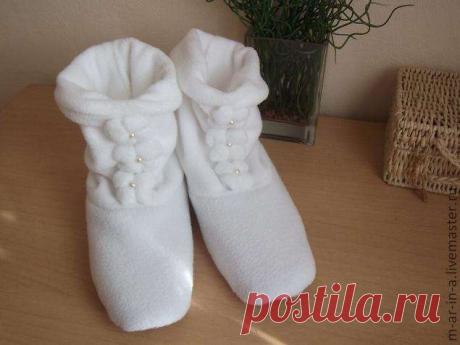 Тапки -ботики «Белоснежки»:  универсальная выкройка . Милая Я