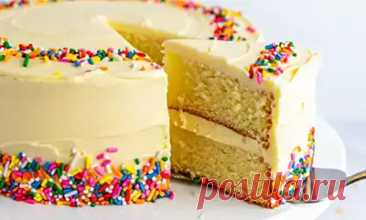 Рецепт бисквитного праздничного торта