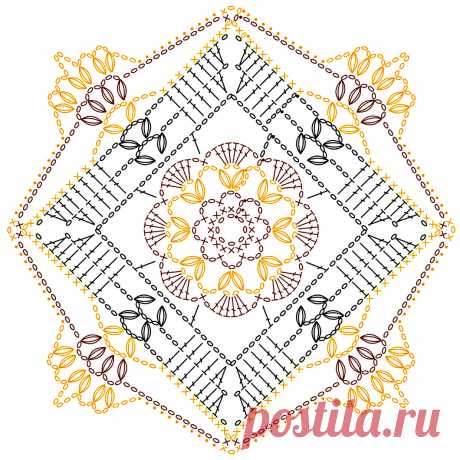 7 классных ковриков крючком. Схемы вязания | Вязание с Paradosik_Handmade | Дзен