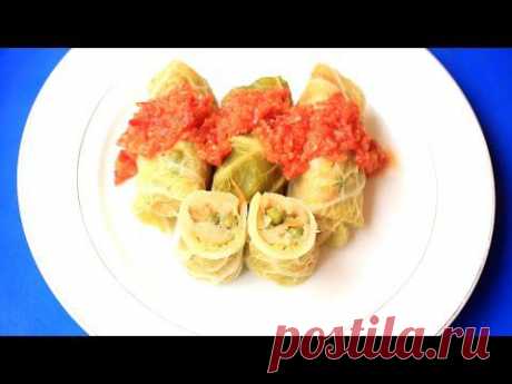 Постные голубцы с картошкой.