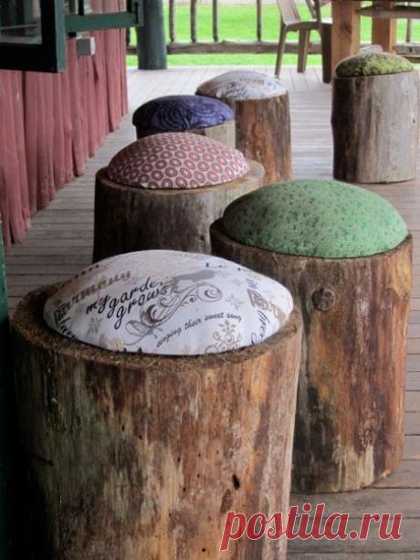 (20) DIY wood stools - super easy and super cheap | Yard diy
