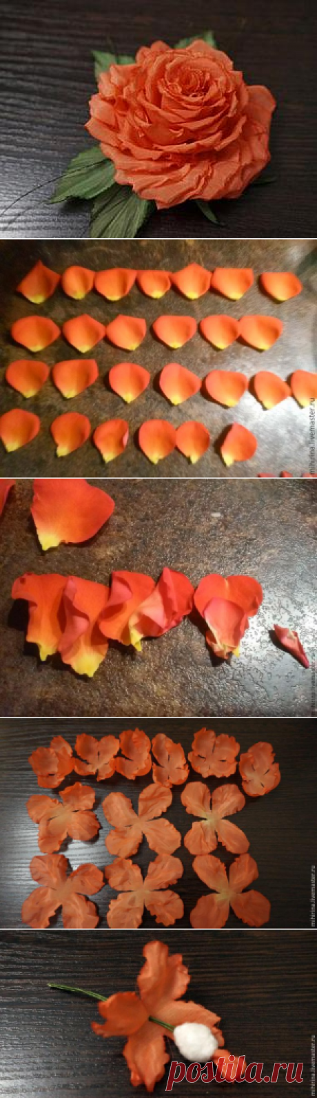 Мастер-класс по созданию броши &quot;Роза&quot; - Ярмарка Мастеров - ручная работа, handmade