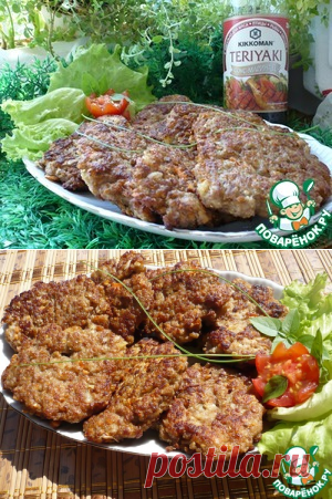 Овощные оладьи с мясным фаршем - кулинарный рецепт
