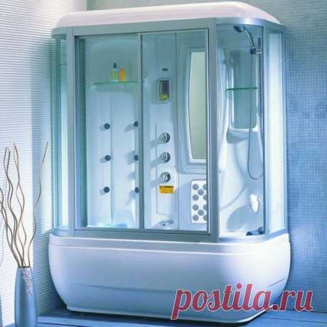 Как отмыть душевую кабину.