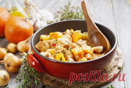 20 простых рецептов тушеной картошки с курицей
